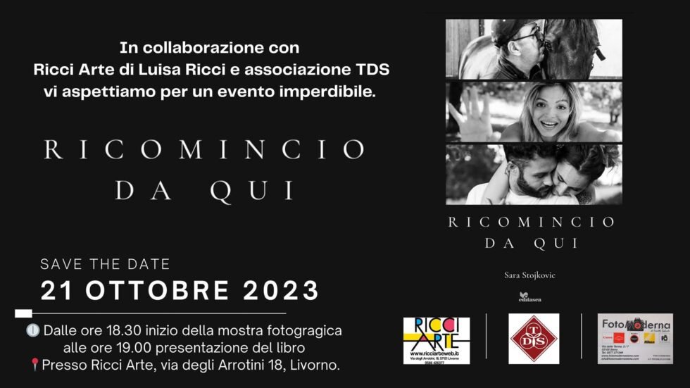 Evento - Sara Stojkovic - Ricomincio da qui - Libro